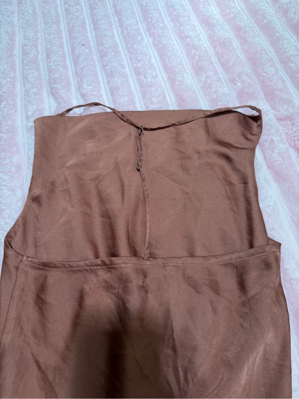Abercrombie & Fitch Rust Slip Dress with Thin Straps